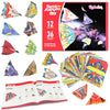 Paper Airplane Kits, Origami Kit for Kids 5-8 8-12, 12 Classic Origami Designs, 36 Sheets of Colorful Origami Paper, Crafts for Kids Activities