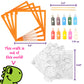 READY 2 LEARN Sand Art Painting | Space | 4 Outer Space Sand Art Pictures | 10 Colors | Sand Art Kits for Kids Ages 4-8