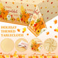 Newwiee 3 Pack Thanksgiving Tablecloth Fall Disposable Plastic Tablecloth 54" x 108" Thanksgiving Friends Giving Decorations, Harvest Party Decor