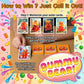 Point Games Gummy Bear Card Game Fun Math & Memory Strategy Game for Kids & Families - Includes 54 Cards & Action Cards - Ages 6+ - 2 to 6 Players