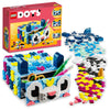LEGO DOTS Creative Animal Drawer Building Toy 41805, Buildable Treasure Box, Jewelry Box, Desk Caddy, Storage Box, Arts and Crafts DIY Toy Mosaic