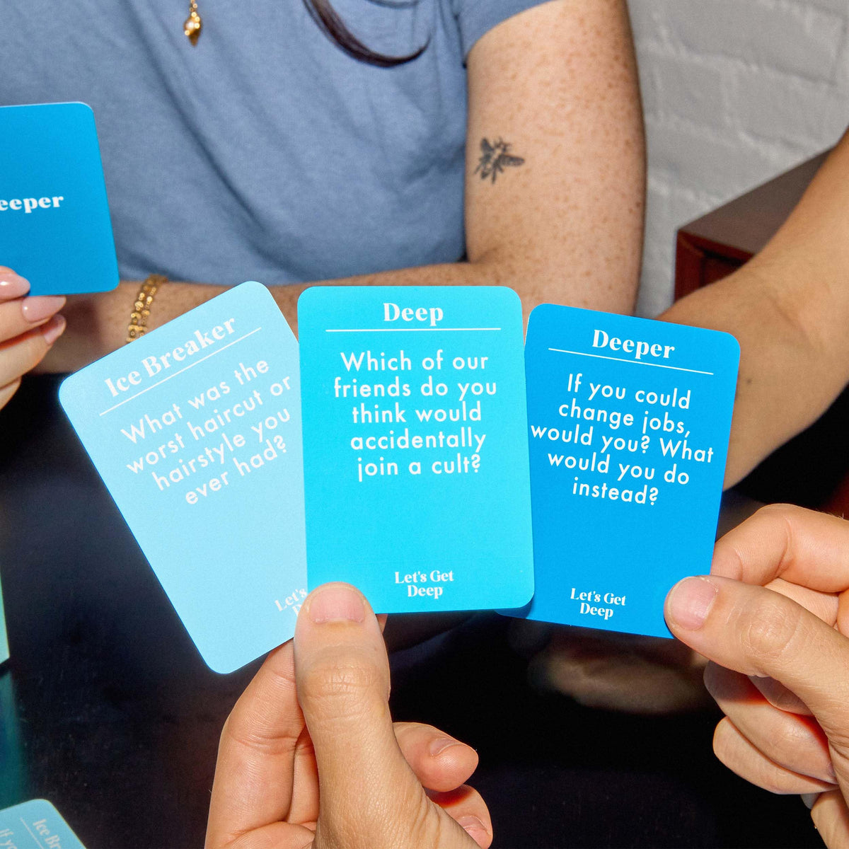 Let's Get Deep: Friends Edition, Group Card Game by Relatable