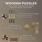 Project Genius True Genius CURATED Collection - Variety Pack, Assembly Puzzle, Disassembly Puzzle, Brain teasers, Adult Puzzle, Wooden and Metal Brain