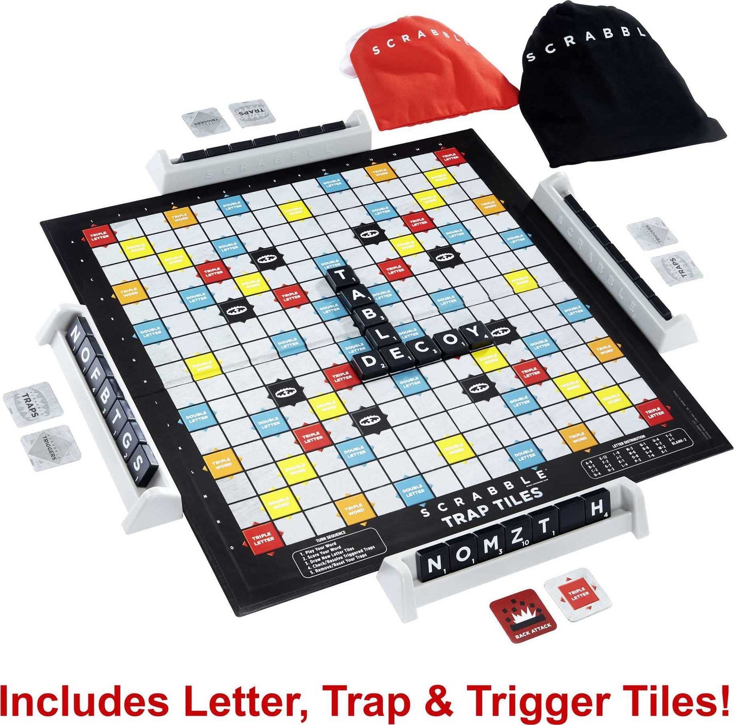 Fisher-Price Mattel, inc. Scrabble Trap Tiles (QE)