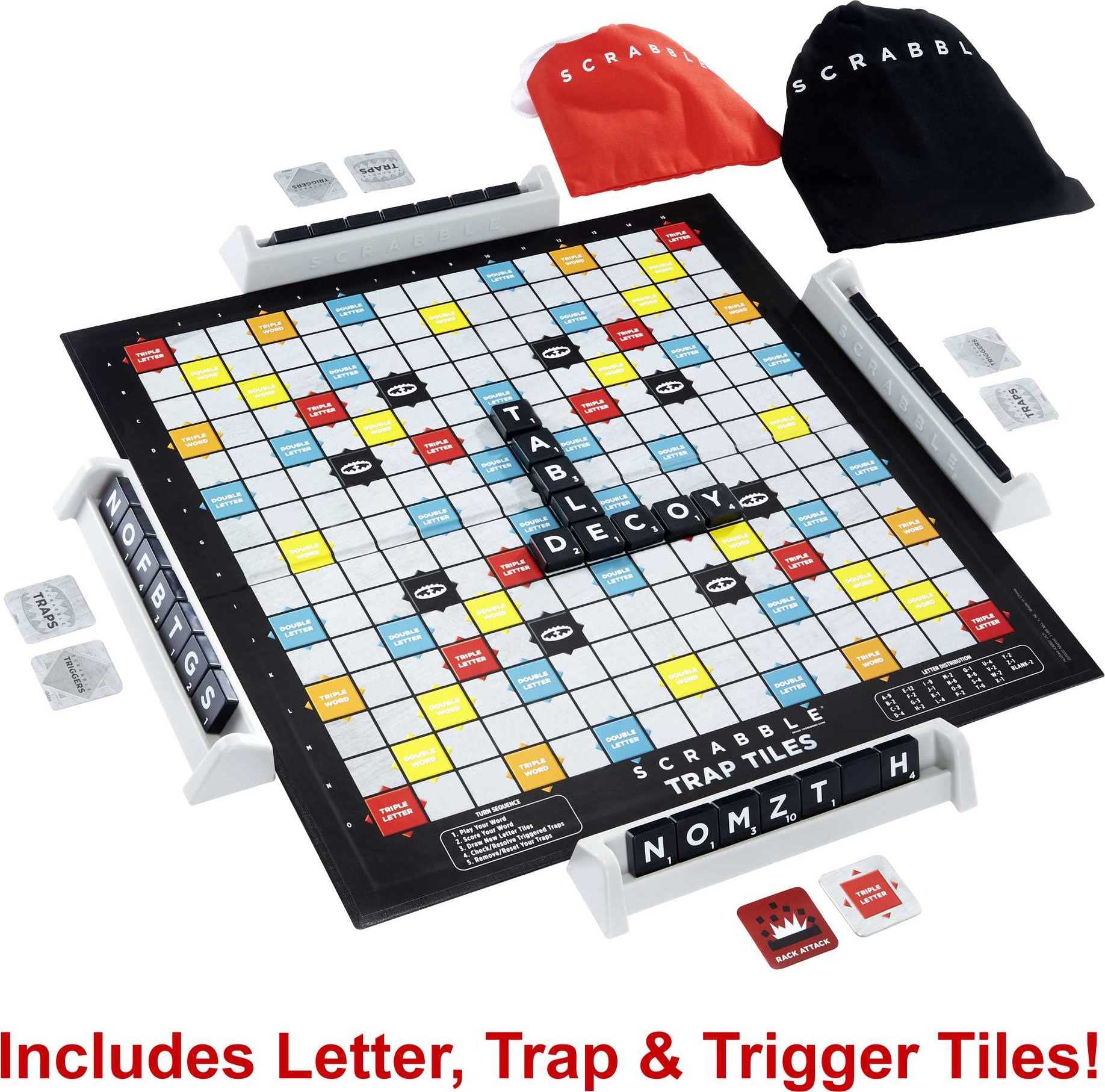 Fisher-Price Mattel, inc. Scrabble Trap Tiles (QE)