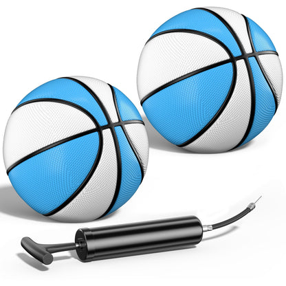 Uladis Size 6 Pool Basketball (2 Pack) - Lightweight Floating Basketball for Pool Games, Durable Anti-Slip Design, Perfect for Kids & Beginner