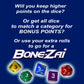 Buddypalgames Bone-Zai5 High-Scoring Family Dice Game | Fun Game with 5 Different RPG Dice, Exciting Categories, Risk and Reward. | Perfect