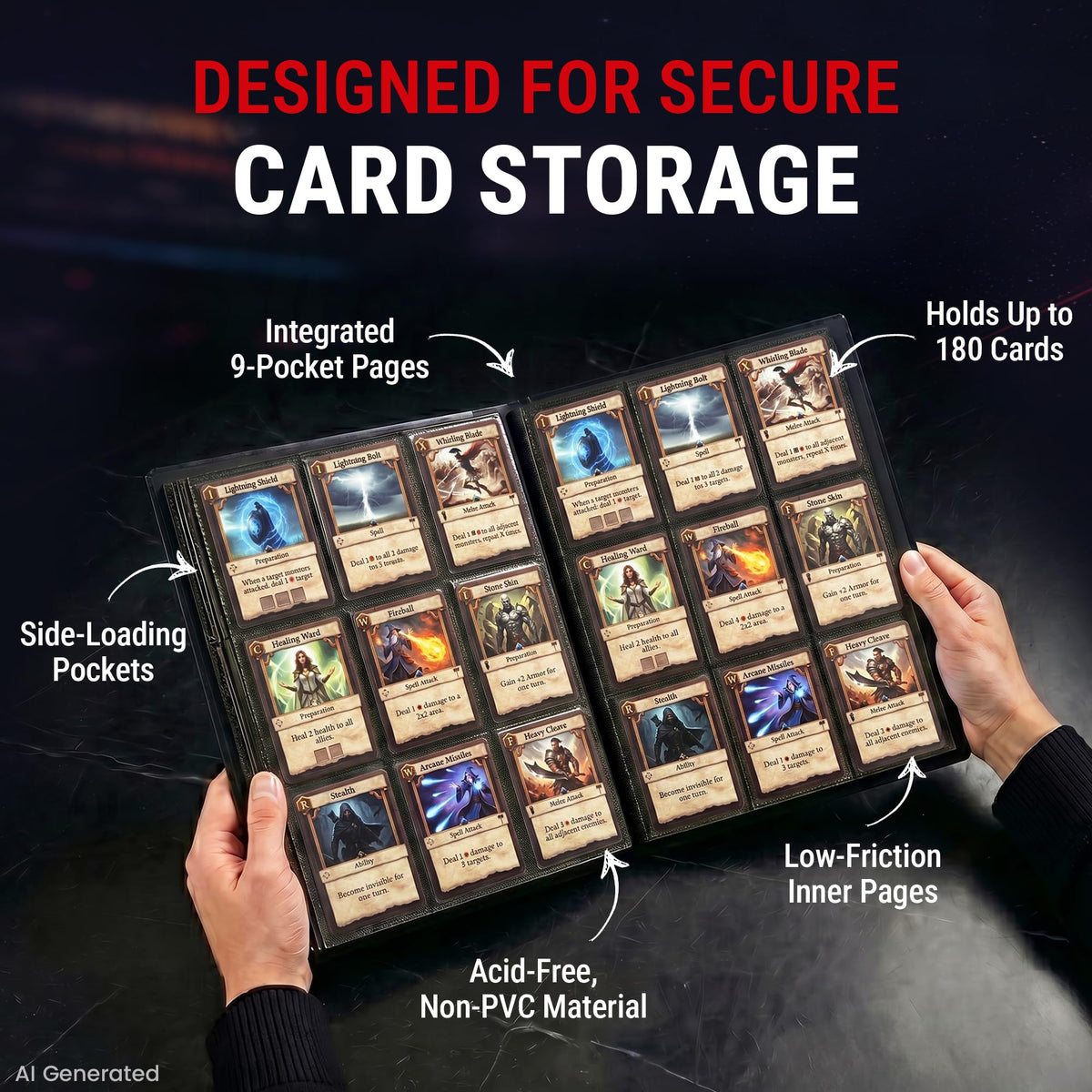 Ultra Pro Pokemon: Pikachu 9-Pocket Portfolio for Trading Card Collectors