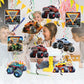 12 Pcs Monster Truck Hanging Swirls Monster Truck Birthday Decorations, Monster Truck Party Decorations, Monster Truck Decorations for Boys Kids