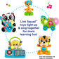 Fisher-Price Baby Learning Toy Link Squad A to Z Yak with Interactive Music & Lights for Ages 9+ Months, Compatible Only with Link Squad Items