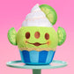 Disney Munchlings Squeeze-A-Munch Large Key Lime Scented Cupcake with Graham Cracker Crumble Alien 10-inch Plush, Kids Toys for Ages 0+ by Just Play