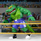 NECA Teenage Mutant Ninja Turtles Archie Comics Stump Wrestling Leatherhead 7" Scale Action Figure