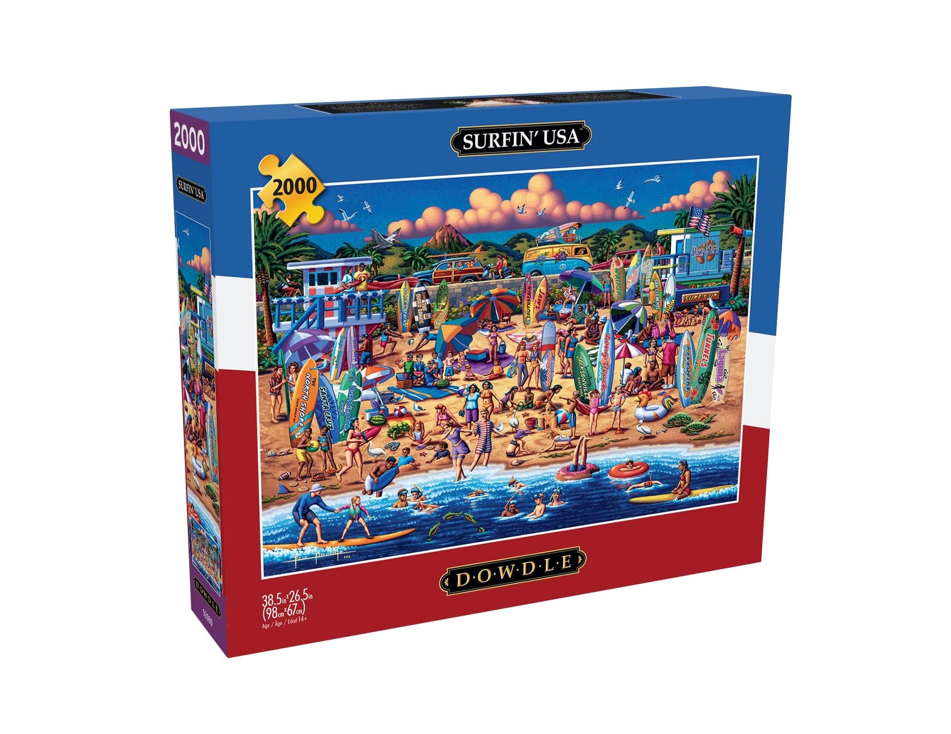 Buffalo Games - Eric Dowdle Surfin' USA - 2000 Piece Puzzle for Adults