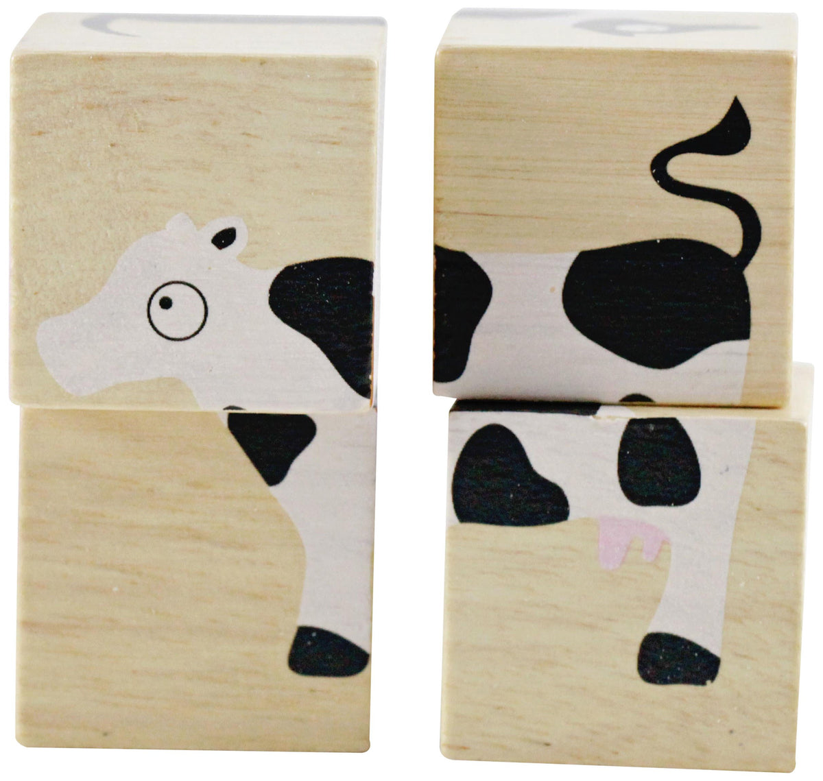 BeginAgain BuddyBlocks Farm Animals - Matching and Problem Solving - Kids 18 Months and Up