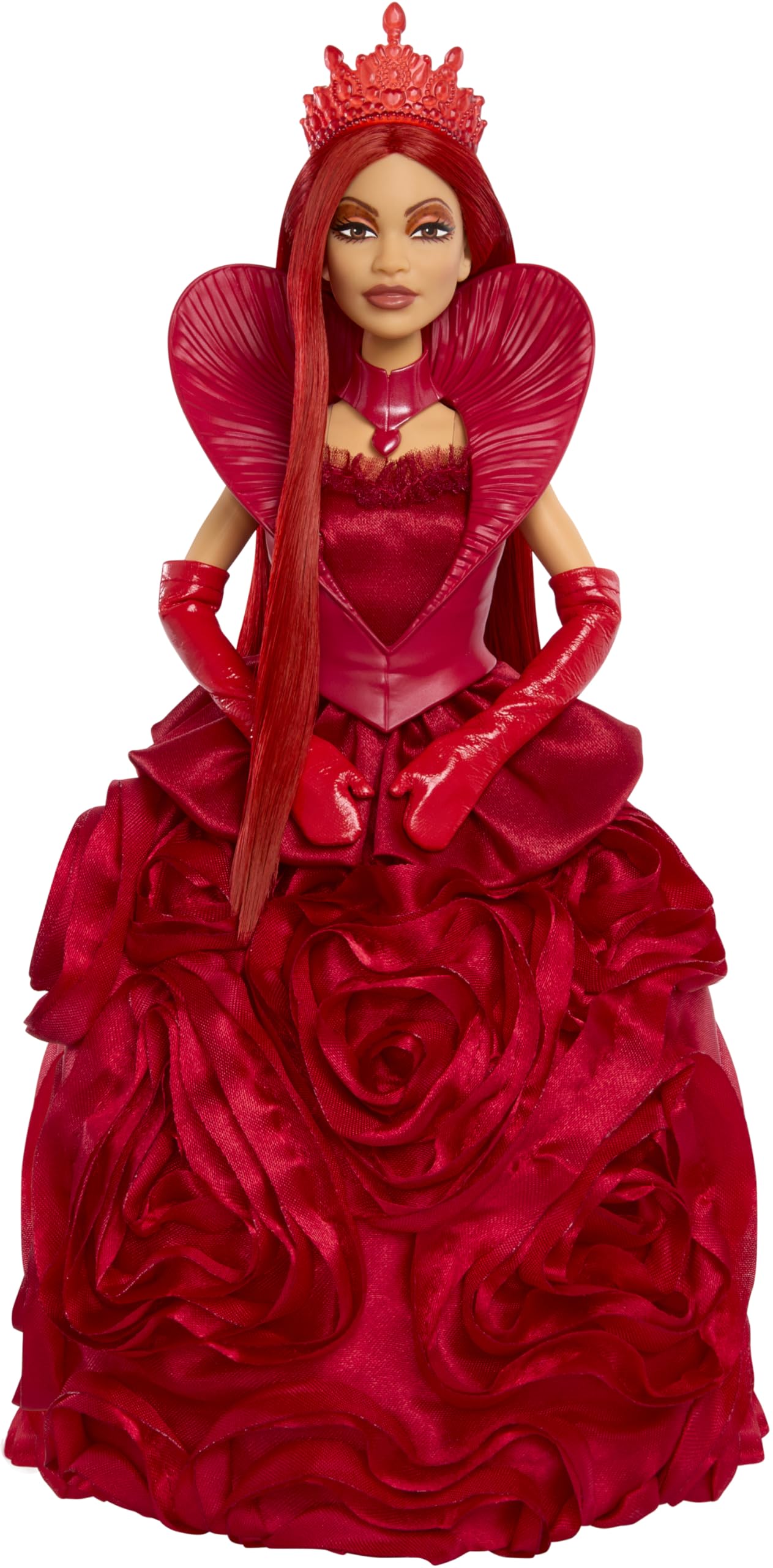 Mattel Disney Descendants: The Rise of Red - Queen of Hearts Fashion Doll with Movie-Inspired Royal Gown & Accessories, Includes Doll Stand