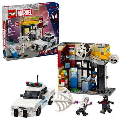 LEGO Marvel Spider-Verse Miles Morales vs. The Spot Building Toy Set - Marvel Superhero Toy for Kids, Boys and Girls, Ages 9+ - with 4 Minifigures -