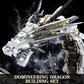 HIGH GODO Dragon Building Blocks Sets for Adults, White Mechanical Dragon Animal Building Model Collectible Display Toys, Cool Creative Gifts
