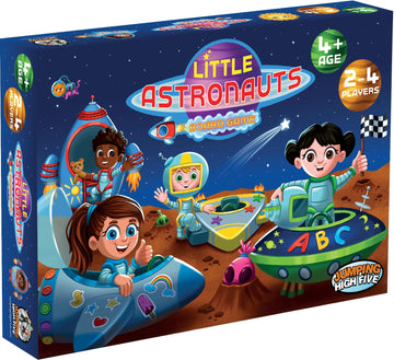Little Astronauts Board Game for Kids Ages 4+ - Race Rockets Around The Solar System & Explore Space - Fun Family Strategy Adventure Game - Easy