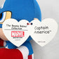 Ty Captain America Plush, Blue/Red/White, Regular