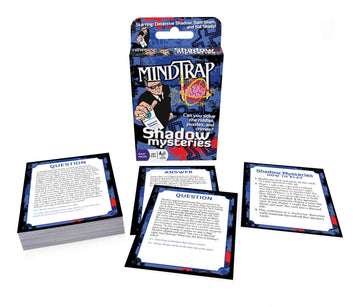 Outset Media - Mind Trap Shadow Mysteries - The Ultimate Crime Mystery Card Game - Includes 54 Cards, Ages 12+