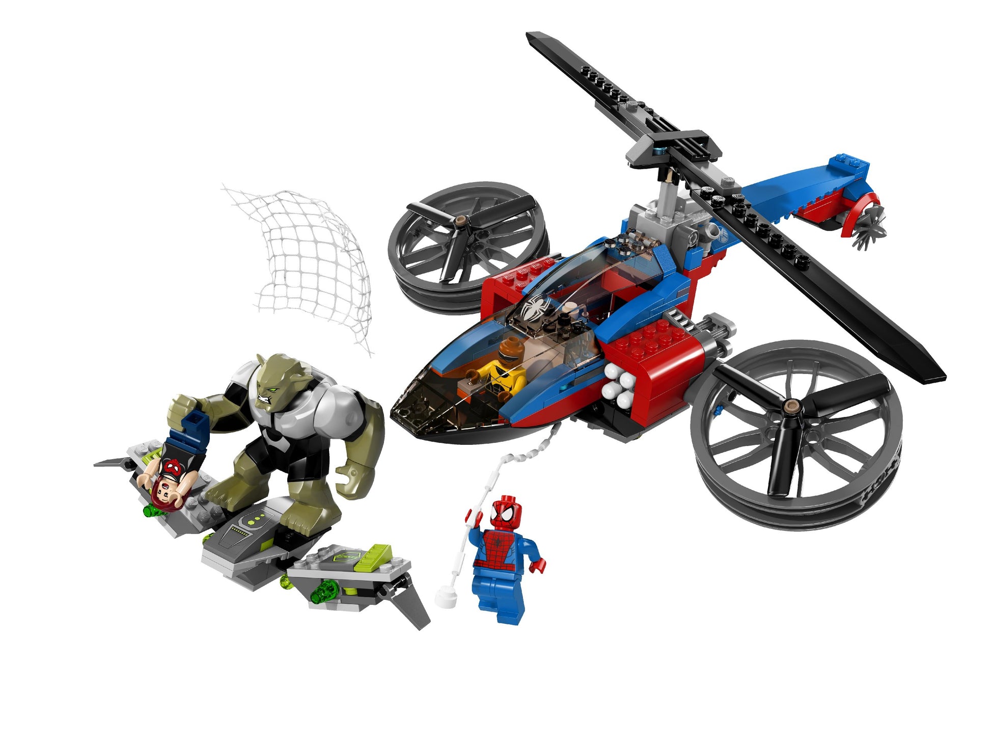 Lego 76016 Superheroes Spider-Helicopter Rescue