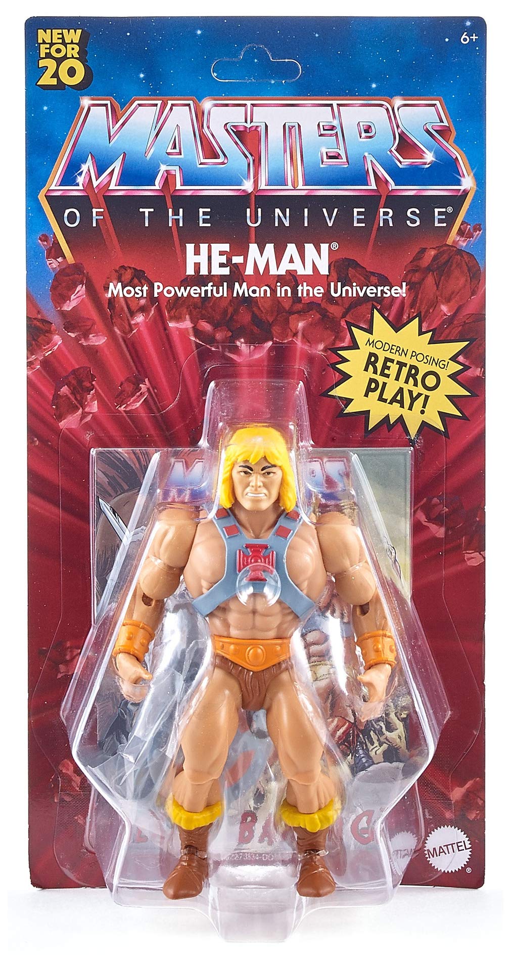 Masters of The Universe He-Man Vintage 5 1/2" Action Fig Standard