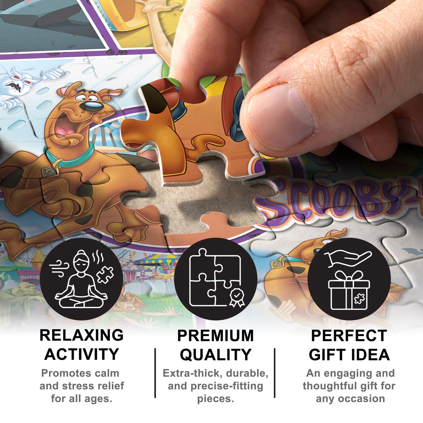 MasterPieces 500 Piece Jigsaw Puzzle for Adults and Family - Scooby-Doo! - 15"x21"