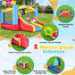 Whubefy 12.6FTx9FT Large Inflatable Bounce House for Kids 3-6 Big Kids 8-12