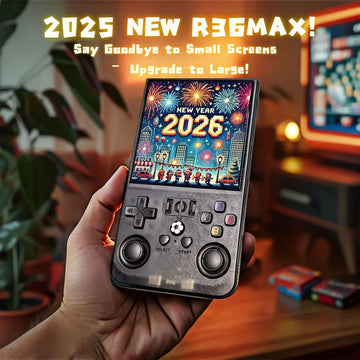 R36MAX Retro Handheld Game Console Gift Set, 4.0" IPS Screen Linux Console