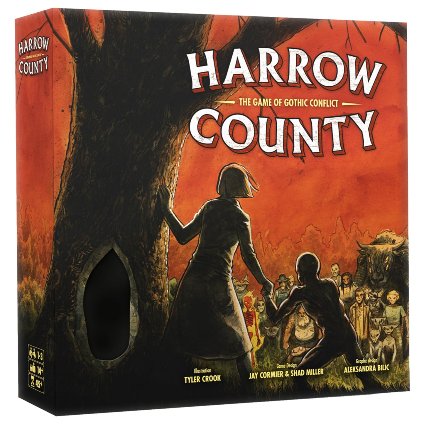 Harrow County: The Game of Gothic Conflict | Asymmetric Horror Strategy Board Game | 1-3 Players (Solo Mode Included) | Ages 14+ | Spooky Halloween