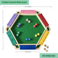 Vamslove Shut The Box Game for 6 Player with 12+4 Dice - Colorful 6 Sided Wooden Board Math Number Games for Kids Adults Families Party Club