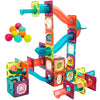 LTKFFFdp Magnetic Building Blocks STEM Educational Toys for Kids Ages 4-12, Ball Track and 3D Stacking Construction Set