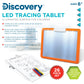 Discovery LED Tracing Tablet, 26-Piece Set with Washable Markers, Tracing & Template Sheets, Battery Powered Doodle Activity Lightboard, Kids Drawing