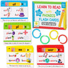 Bright Seed Phonics Flash Cards, Learn to Read, 120 Phonics Cards