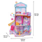 KidKraft 20242 Wooden Doll House Candy Castle Toy Set with Unicorn Llama Figure and Ice Cone Lift for Dolls, Toy for Children from 3 Years