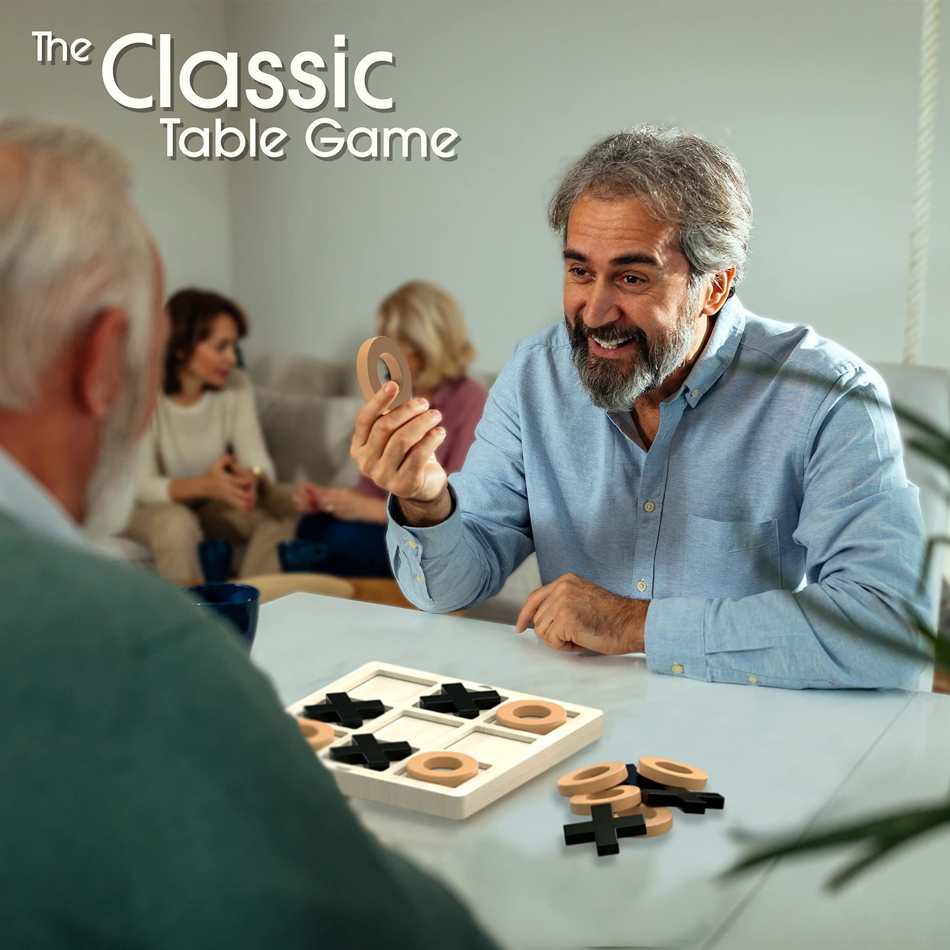 Keeping Busy Tic Tac Toe Dementia Activities for Seniors | Alzheimer Products for Elderly Patients | Fun Memory Game Toy & Cognitive Brain Puzzle