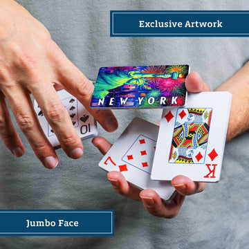 Boardwalk Puzzles Premium Featherlight Unique Playing Cards, Fun Themed Deck for Home and Travel | New York's Lady Liberty