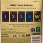 Mattel Games UNO Gold Edition Card Game, Ages 7+, 2-10 Players
