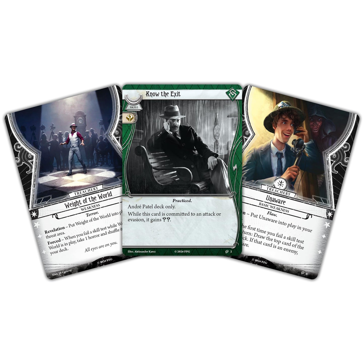 Asmodee Arkham Horror: The Card Game André Patel Investigator Deck - Rogue Role Deck with Extra Actions & Versatility, Ages 14+, 1-4 Players, 45+ Min
