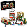 LEGO Holiday Main Street Building Set 10308, for Adults and Family, Christmas Village Building Kit, Holiday Display Set with Shops, Streetcar and 6