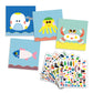Create Sea Creatures with Stickers by Djeco