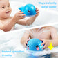 lalalark Baby Bath Toys, Sprinkler Whale Bath Toy for Babies 6-12 Months, Light Up Bath Toys for Kids Ages 1-3, Bathtub Toy for Boy & Girl, Easter