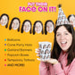 Big Dot of Happiness Custom Photo Fun Face Candy Stickers, Personalized Face Cut Out Candy Sticker Labels, Round Dessert Treat Stickers, 324 Count