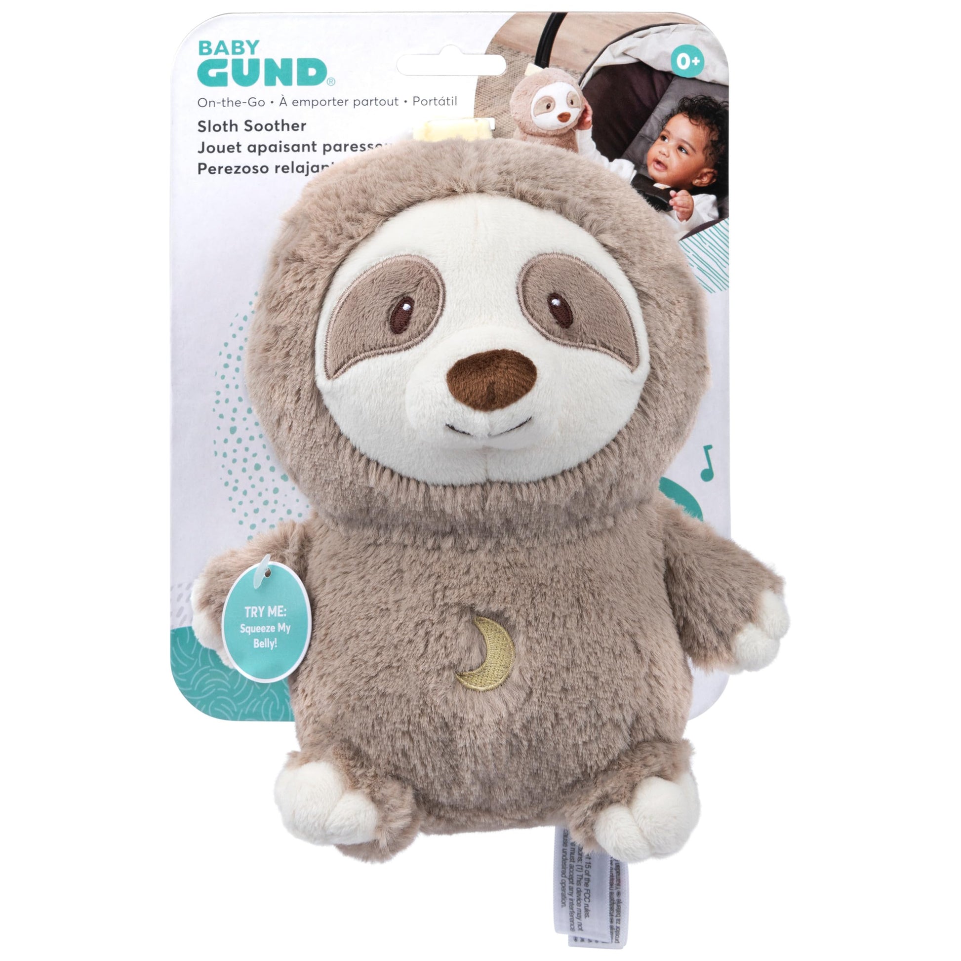 GUND Baby Lil’ Luvs Sloth Soother 6-Inch Stuffed Anima for Ages 0+