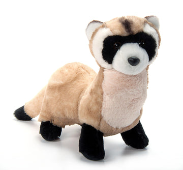 The Petting Zoo Black-Footed Ferret Stuffed Animal Plushie, Gifts for Kids, Wild Onez Animals, Ferret Plush Toy, 12 inches