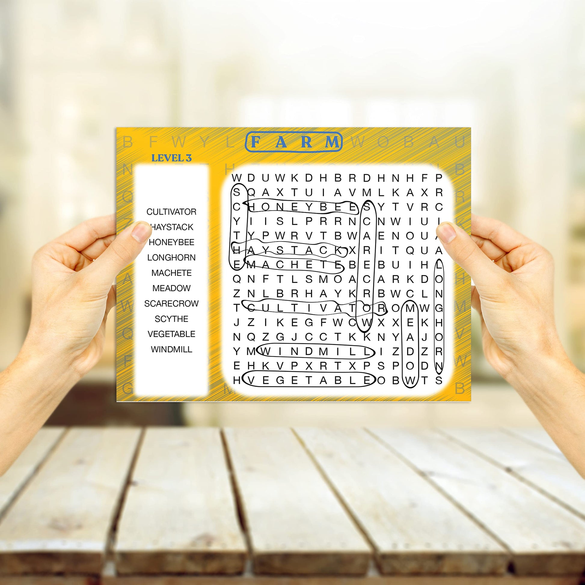 Keeping Busy Word Search 3 Dementia Activities for Seniors | Alzheimer Products for Elderly Patients | Fun Memory Game Toy & Cognitive Brain Puzzle