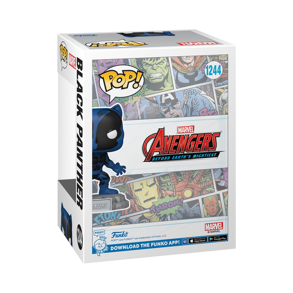 Funko POP! Marvel: Black Panther Comic with Enamel Pin - Amazon Exclusive