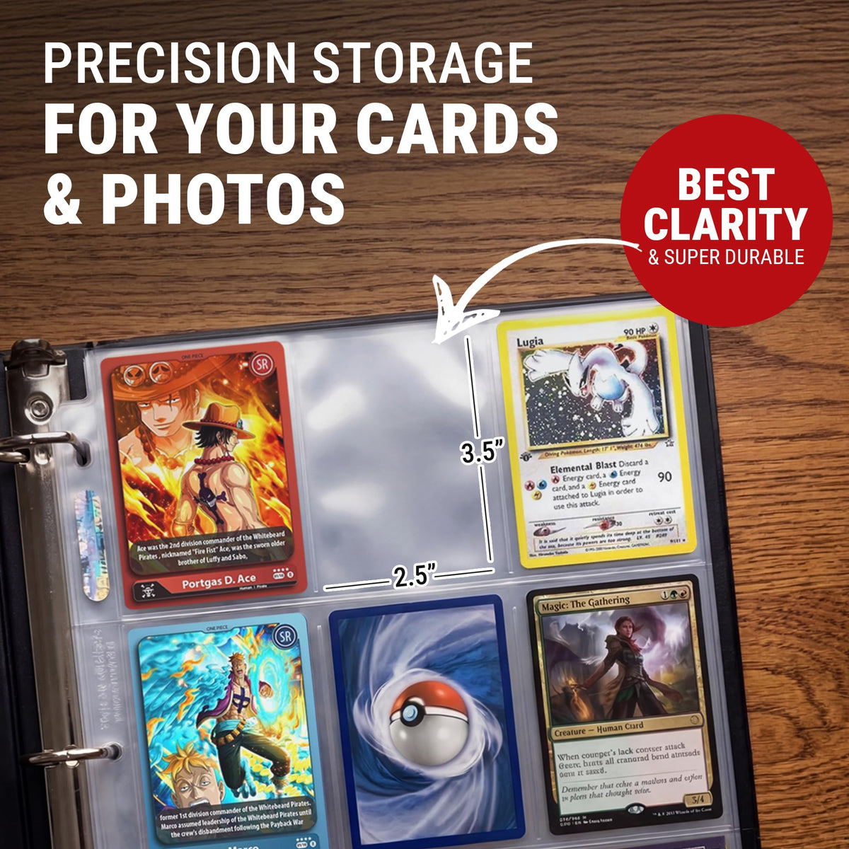 Ultra Pro Platinum 9-Pocket Binder Pages, 100 Pages