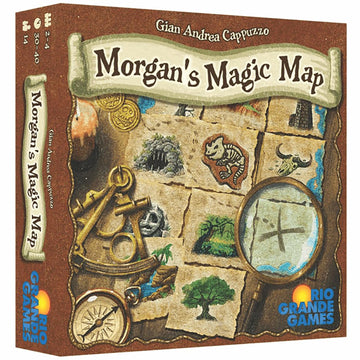 Rio Grande Games Morgan's Magic Map Tile Placement Strategy Board Game, 2-4 Players, Ages 10+