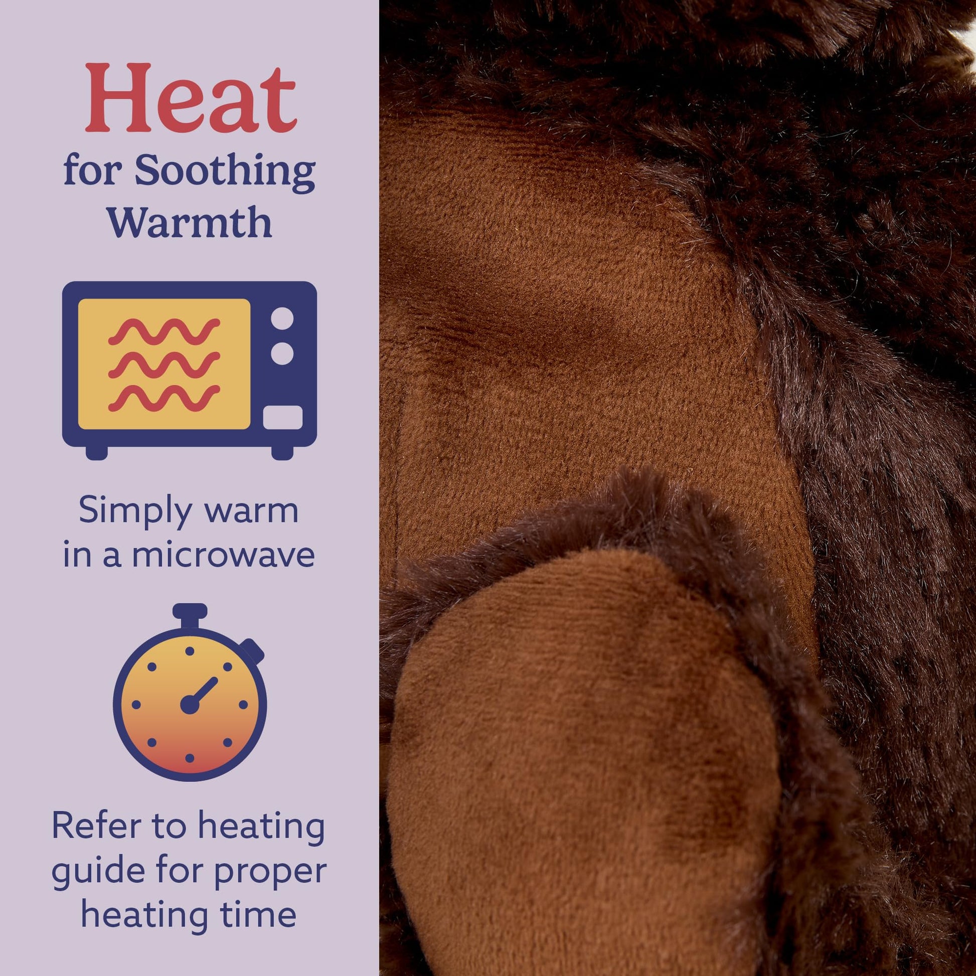 warmies Microwavable & Weighted Stuffed Animals, Beaver - Soothing Warmth Plushies - Lavender-Scented Weighted Plushie Comfort - Stuffies for Adults
